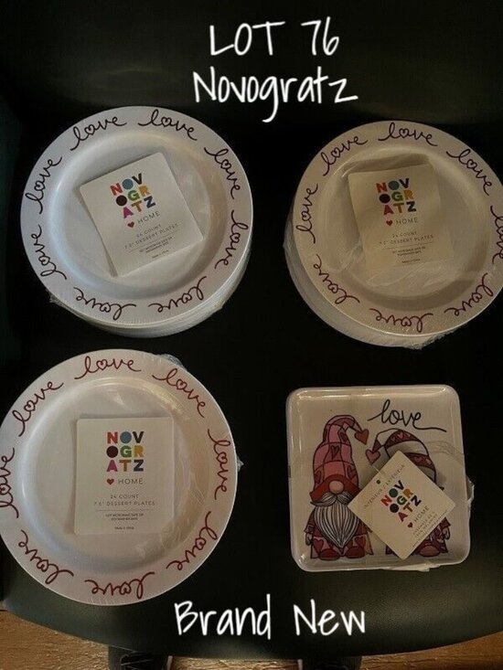 Novogratz Other - Novogratz Outdoor Home Melamine Dessert Side Dish Plates lot  76 Brand New